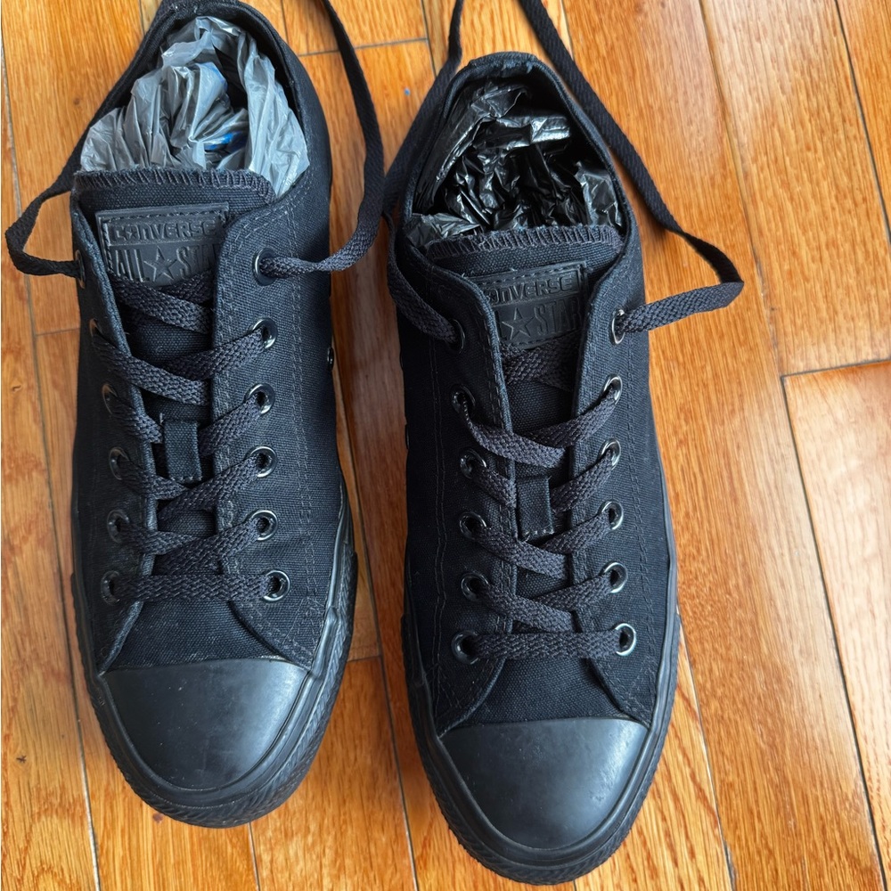 Converse Unisex All-Star Black Lowtop Sneakers